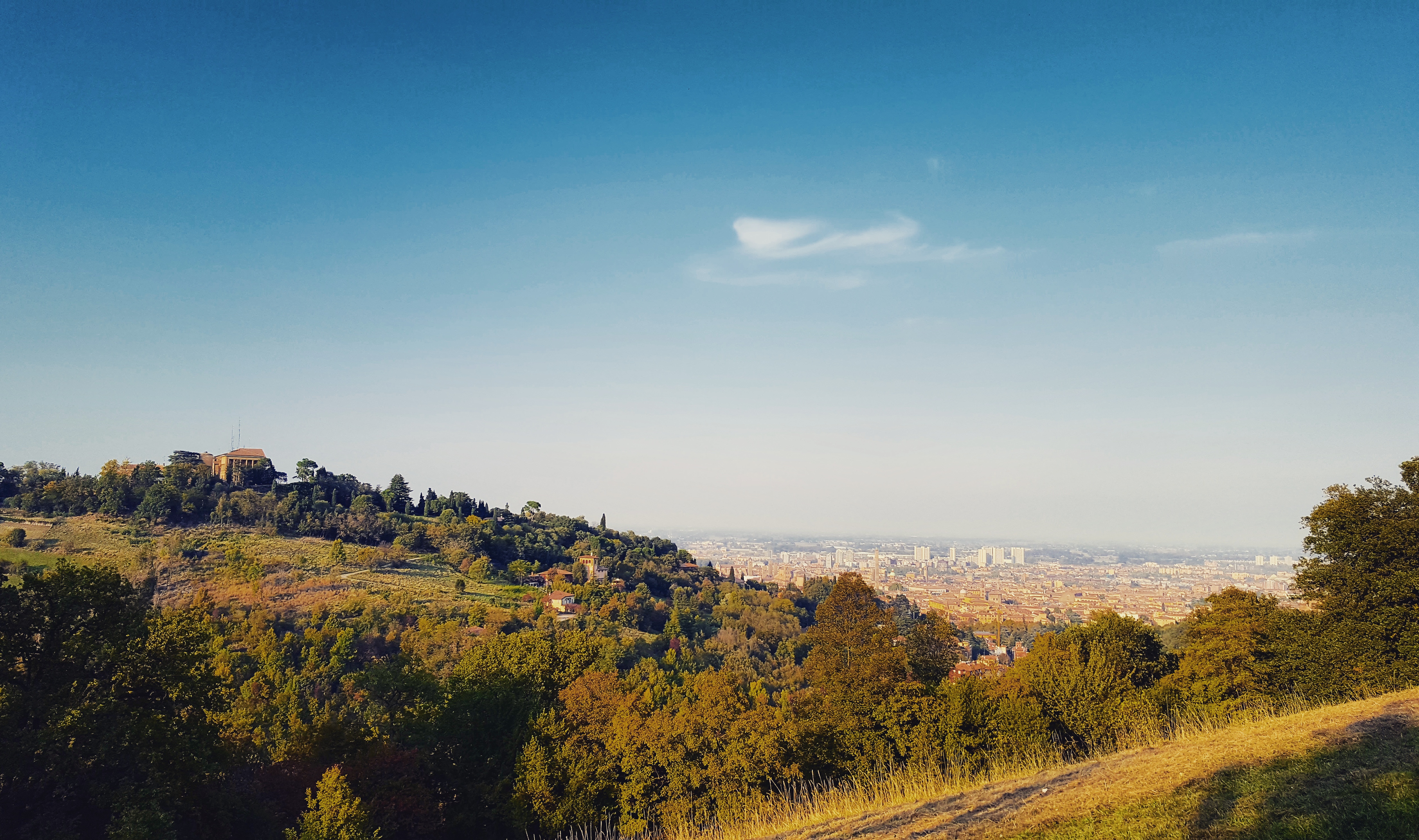 Bologna from the Apennine Hills
